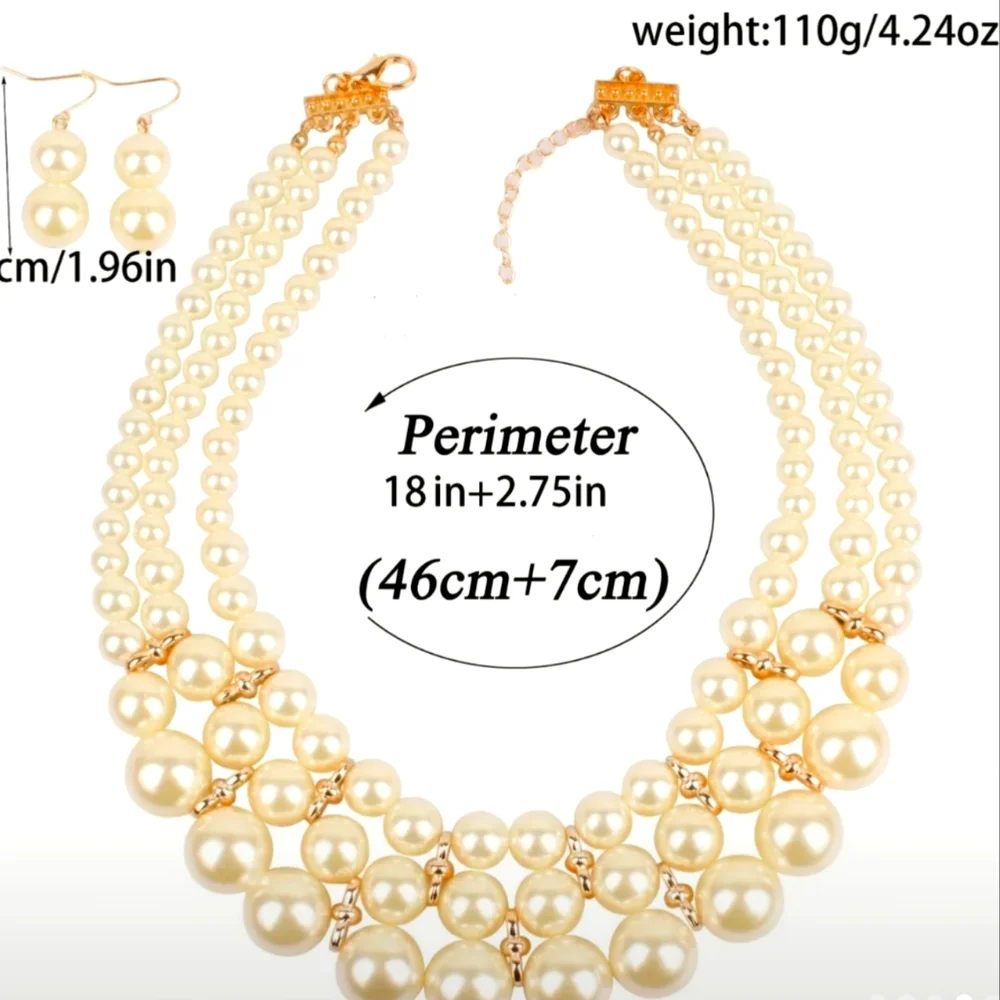 Women's jewelry necklace set - Picture 5 of 5